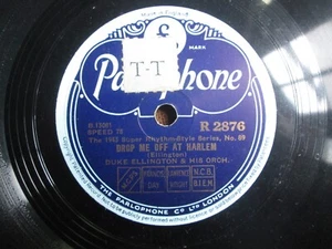 Duke Ellington: Drop Me Off At Harlem / Clarinet Lament 10" Shellac R 2876 Jazz - Picture 1 of 2