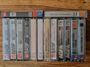 Musikkassetten - CrO² Kassetten - 16 Stück - Bespielt / gebraucht / beschriftet - Bild 1 von 7