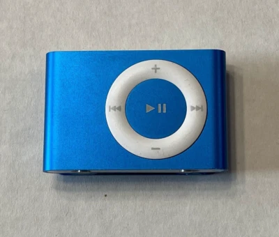 Apple iPod Shuffle 2da generación finales de 2008 azul 1 GB MB813LL/A A1204 probado Foto 1 de 4