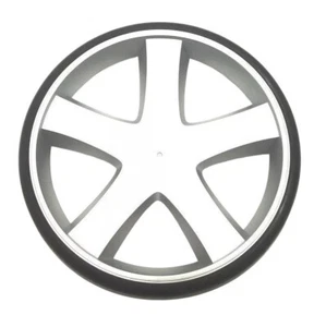 Rueda trasera de radios plateados para aspiradora Philips Performer Expert - Imagen 1 de 3