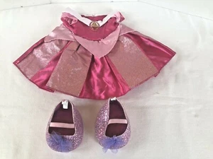 Build-A-Bear DISNEY PRINZESSIN AURORA Teddy Kostüm SCHLAFENDE SCHÖNHEIT Kleid & Schuhe - Bild 1 von 9