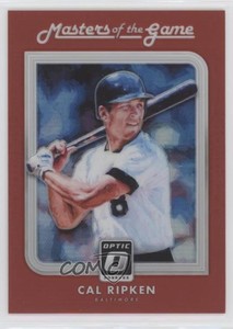 2016 Panini Donruss Optic Masters of the Game Red /99 Cal Ripken Jr #MG10 HOF