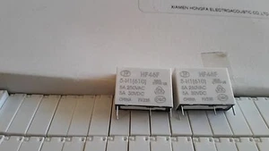HF46F 5-H1 2 Stück Xiamen Hongfa Subminiatur STROMRELAIS SPST 5A 220V Spule 5V - Bild 1 von 8