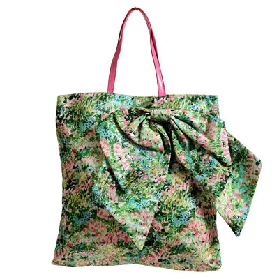 Bolso de hombro para mujer Valentino de cuero con lazo decorado $1695 Foto 1 de 4