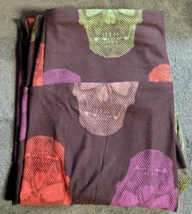 NO BOUNDARIES/NOBO HALLOWEEN SUDED LEGGINGS MULTI SKULL PRINT  - XXS/XS -  NWT - Picture 1 of 3