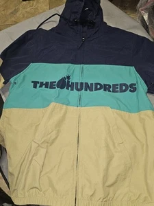 The Hundreds Port Mens  Windbreaker Jacket SZ Large Skater Street Wear - Picture 1 of 4