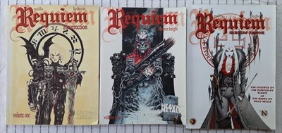 REQUIEM VAMPIRE KNIGHT Vol 1-3 Pat Mills Heavy Metal Rare Horror Vampire Comics - Image 1 of 4