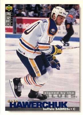 1995-96 Upper Deck Collectors Choice DALE HAWERCHUK 245 Buffalo Sabres St. Louis - Image 1 of 2