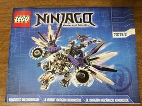 Lego 2014 Ninjago Nindroid MechDragon 70725 No Figs/Box/Manual 99% Complete