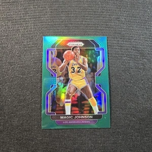 2021-22 Panini Prizm Basketball Magic Johnson Green Prizm Card #248 - Bild 1 von 2