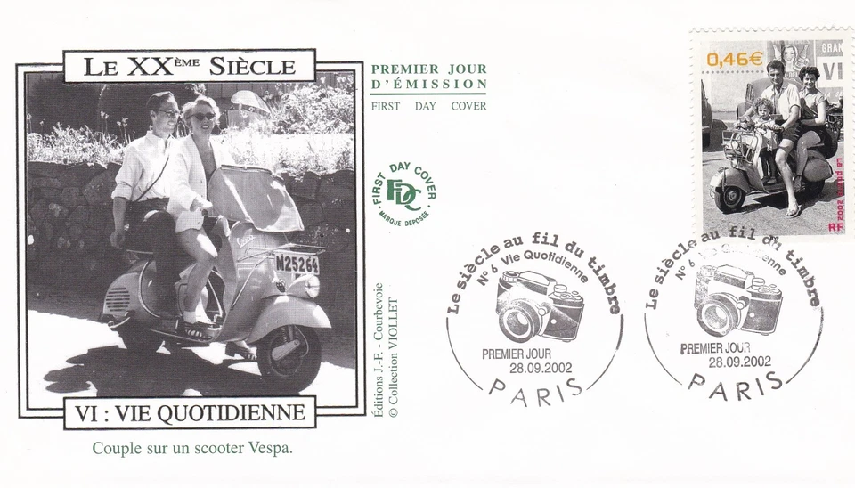 France 2002 FDC the Century To Wireless Du Timbre yt 3521 - Image 1 of 1