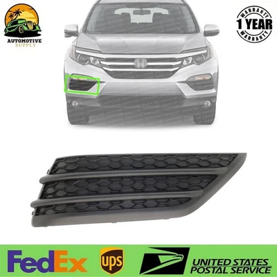 Nuevo parachoques delantero rejilla lado del pasajero para Honda Pilot LX EX EX-L 2016 2017 2018 Foto 1 de 4