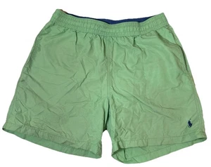 Polo Ralph Lauren grün 6" solide Hawaii Badehose Pony Logo Surf Boardshorts - Bild 1 von 15