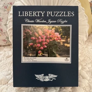 Liberty Classic Wooden Jigsaw Puzzles The Colors Of A Cluster Nichols Farms 496 - Picture 1 of 6