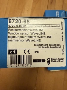##### Busch-Jaeger Fenstermelder 6720-65 Sensoren Schwarz NEU! ##### - Bild 1 von 6