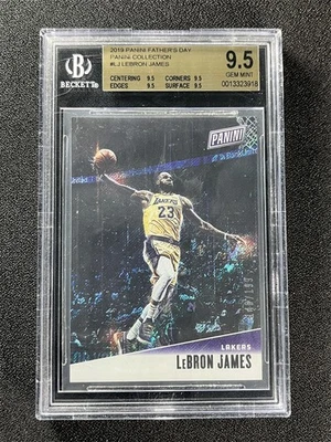 2019 Panini Father'S Day Lebron James #LJ Panini Collection /199 BGS 9.5 MINT - Image 1 of 2