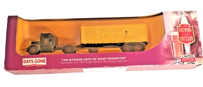 Lledo DAYS GONE- Brewing in Britain DG165000 Scammell Artic 'TETLEY'S'  Ltd Ed. - Image 1 of 4