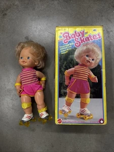 Vintage Doll Baby Skates 1982 Original Box 15" Mattel Wind Up No. 5912 SH - Picture 1 of 5
