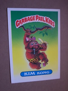 1986 Garbage Pail Kids Giant series 1 Kim Kong #34 GPK OS1 VG-EX - Picture 1 of 2