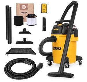 DEWALT DXV23PL ASPIRAPOLVERE INDUSTRIALE SENZA SACCO SECCO/BAGNATO 1050W - Foto 1 di 12
