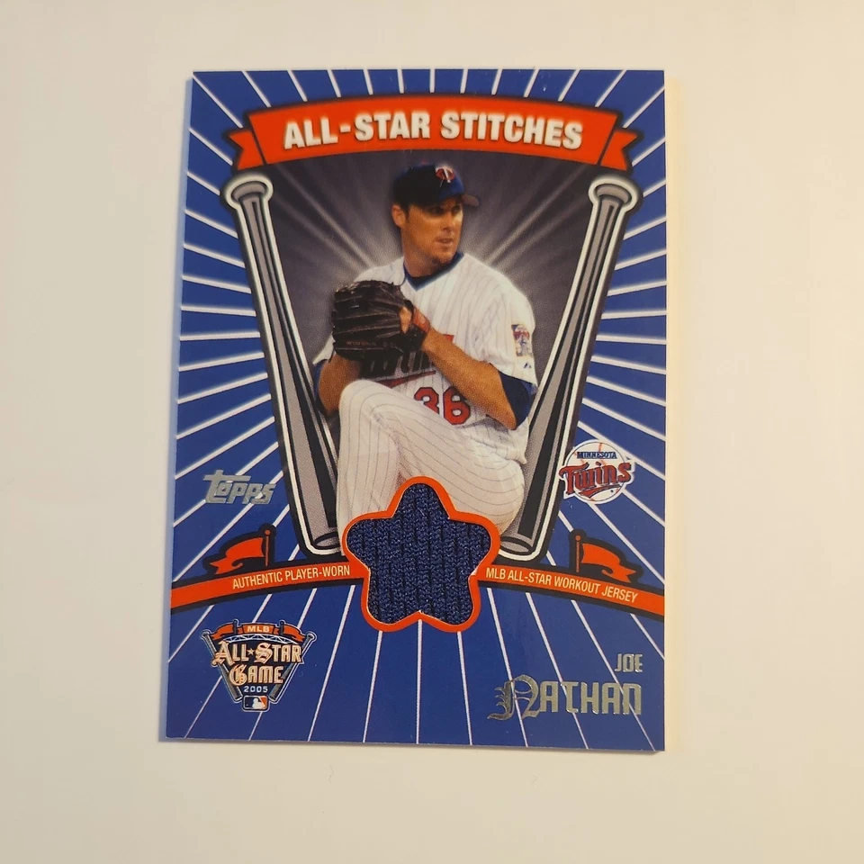 Joe Nathan 2005 Topps Update All-Star Stitches Jersey #ASR-JN  Minnesota Twins - Image 1 of 2