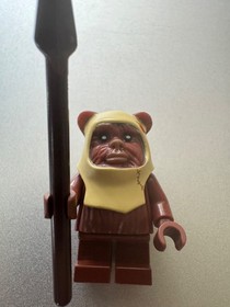 Lego Star Wars Endor Forest Moon 8038 Paploo Ewok Minifigure sw0238 w Spear