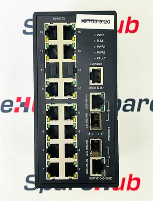 TRANSITION NETWORKS SISTM1040-262D Ethernet Switch SISTM1040-262D-LRT - Image 1 of 4