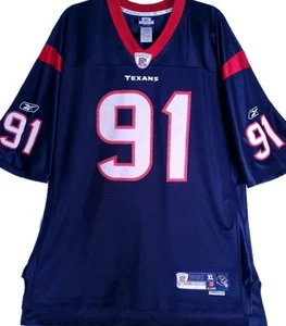 Houston Texans XL TALL Reebok Authentic Stitched NFL On Field Equipment Trikot - Bild 1 von 12