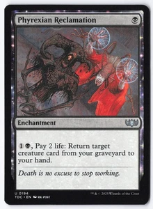 Phyrexian Reclamation U Commander: Tarkir: Dragonstorm 194 NM - Picture 1 of 2