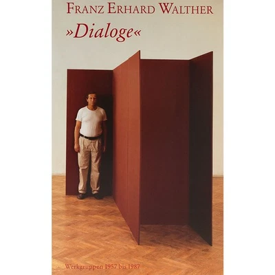 Franz Erhard Walther Plakat Farboffset signiert 1990 Drei Räume Skulptur Dialoge - Bild 1 von 4