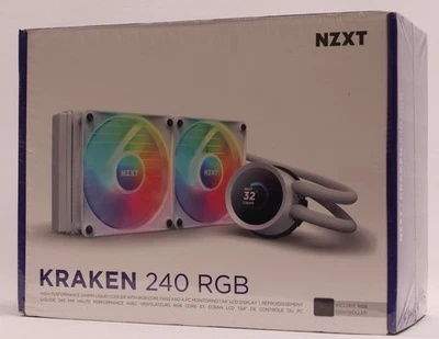 NZXT Kraken 240 RGB All in One CPU Liquid Cooler - New - Image 1 of 4