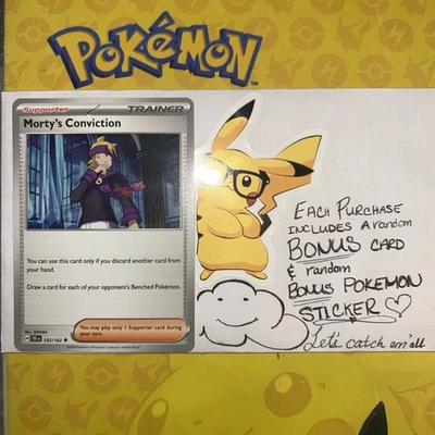 Morty's Conviction 155/162 SV05: Temporal Forces Regular - Image 1 of 4