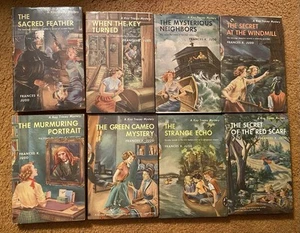 A Kay Tracey Mystery lot of 8 paperback books Frances K. Judd 1951-1952 - Picture 1 of 11