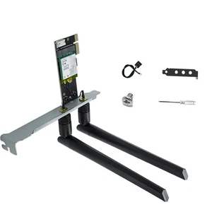 Wifi Card Network Card Bluetooth PC TRI- Band 2.4G+5.8G+6G 6E Adapter AX210 5.3 - Picture 1 of 9