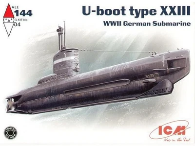 ICM 1/350 U-BOAT TYPE XXIII WWII GERMAN SUBMARINE - Immagine 1 di 2