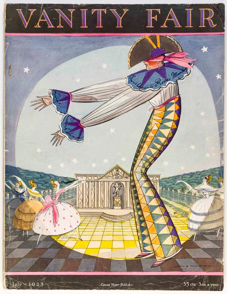 Joseph B Platt T S ELIOT Conan Doyle STEICHEN Gay VANITY FAIR magazine July 1923 - Изображение 1 из 4