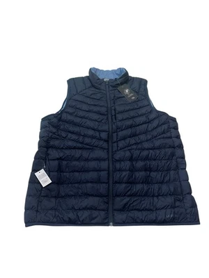 Lands End Wanderweight Down Vest XL Black 800 Fill Puffer Hyperdry Packable NWT - Image 1 of 4