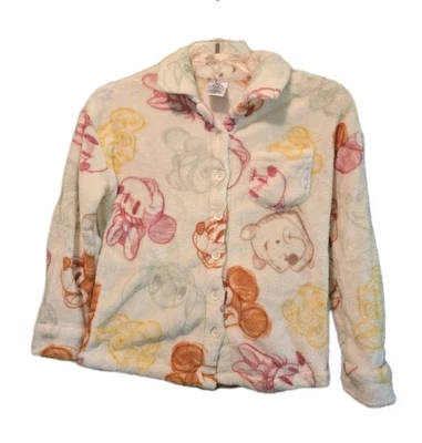 Disney 100 Minnie Mickey Pooh Stitch Nemo Niñas Camisa Polar Chaqueta Talla 7/8  Foto 1 de 4