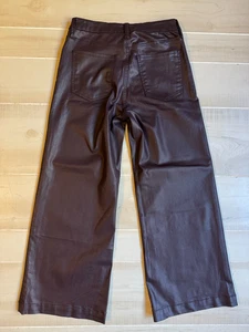 Kut from the Kloth High rise Meg fab ab wide maroon   pants sz 6 women's 27" - Picture 1 of 5