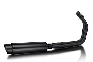 DELKEVIC EXHAUST CERAMIC COATED BLACK W/ SL10 MUFFLER FOR VULCAN S 650 15-21 - Picture 1 of 3