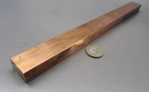 110 Copper Bar H02, 5/8" Thick x 1.0" Wide x 1 Ft Length - Picture 1 of 11