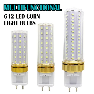 G12 LED Corn Light Bulbs Bulb 15W 20W Cold Warm White 220V 230V Clear PC Shell - Image 1 of 4