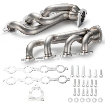 Cabezal de escape de alto rendimiento para GMC Yukon 2000-2001 y Sierra 1999-2001 4,8 L Foto 1 de 4