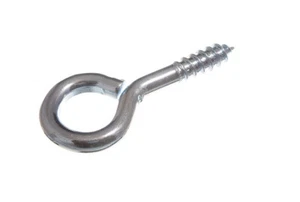 2 X Screw In Eye Closed Hooks Fixing Hanger ( No.14 ) 6mm X 65mm Bzp - NEW Onest - Picture 1 of 1