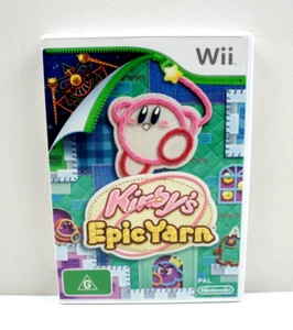 Kirby's Epic Yarn Nintendo Wii Game Complete With Manual PAL - Free Postage - Picture 1 of 7