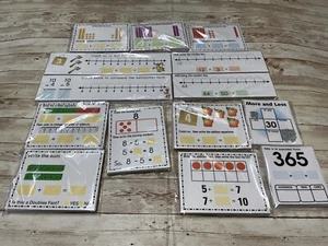 Classroom kit Math Manipulatives For kids - 1st Grade - Dry Erase - Laminated - Picture 1 of 15