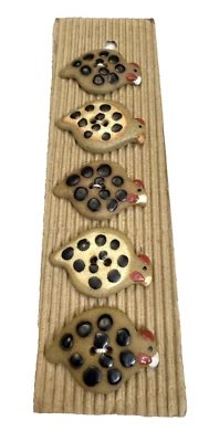 Incomparable buttons clay chicken handmade buttons South Africa washable - Image 1 of 4