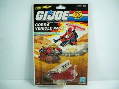 K22 ROCKET SLED COBRA ACTION PACK MOC MINT ON SEALED CARD 1988 GI JOE VINTAGE - Image 1 of 4