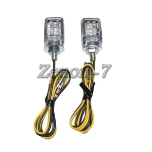 LED Negro Micro Mini Pequeños Indicadores Pequeños Señales de Giro Motocicleta Moto - Imagen 1 de 6