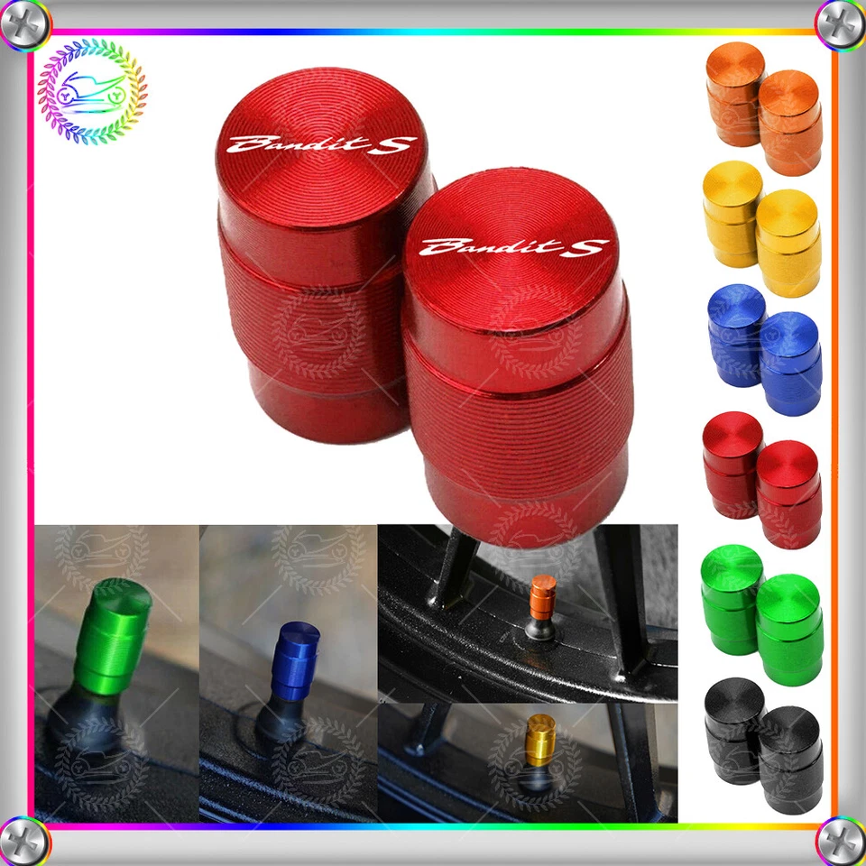 Fits SUZUKI Bandit S GSF 600S 1200S 1250S Wheel Tire Valve Stem Seal Cover - Image 1 of 1